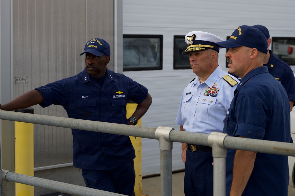Deputy Commander, Coast Guard Atlantic Area visits Coast Guard Base Boston in support of Sail 250