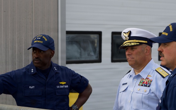 Deputy Commander, Coast Guard Atlantic Area visits Coast Guard Base Boston in support of Sail 250