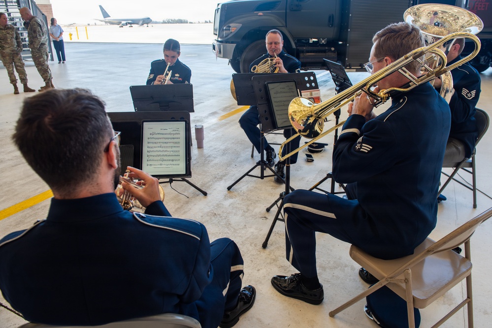 60th MSG change of command ceremony