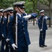 Coast Guard Ceremonial Honor Guard Performs at 9/11 Memorial during Sail 250