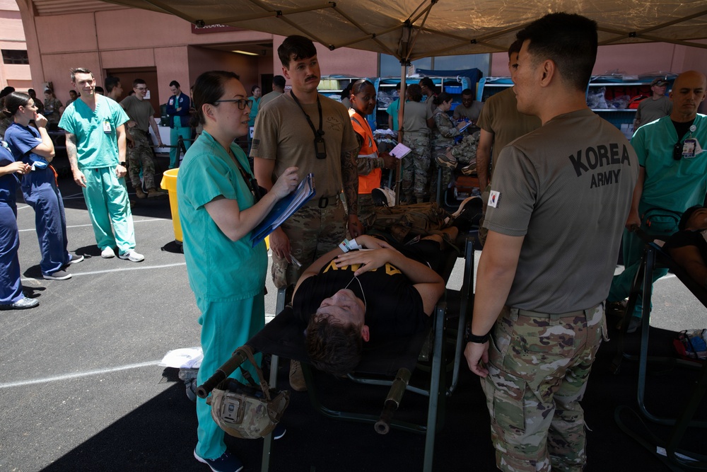 RIMPAC participants practice emergency medical response