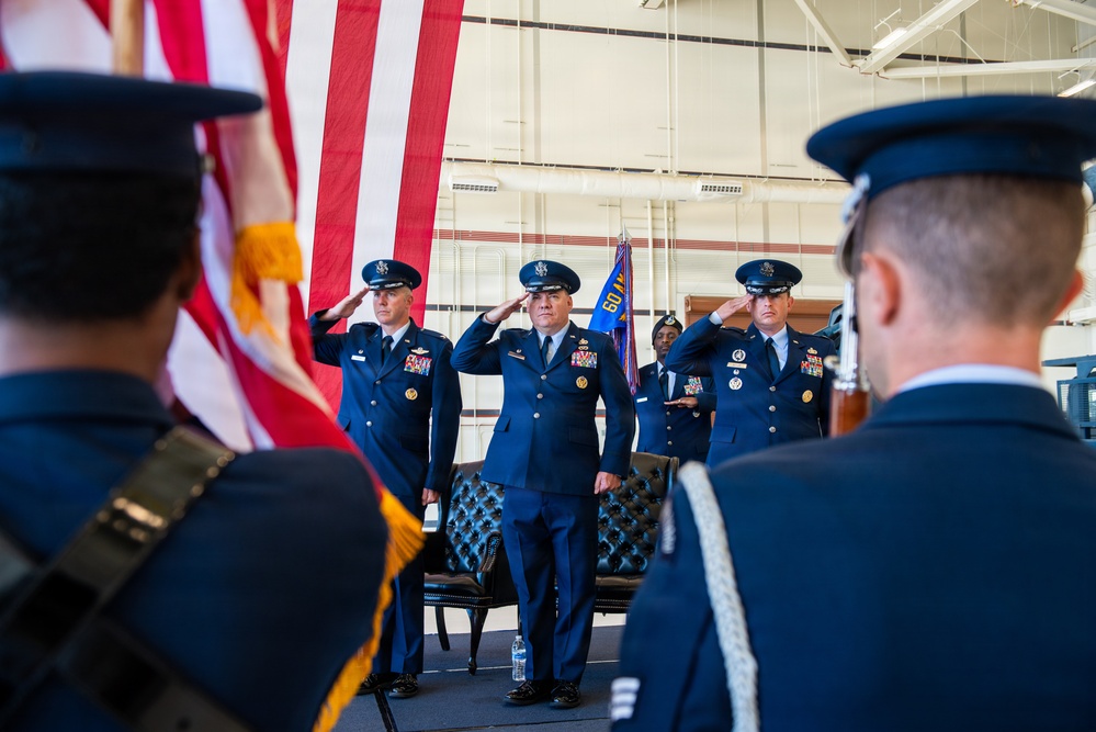 60th MSG change of command ceremony