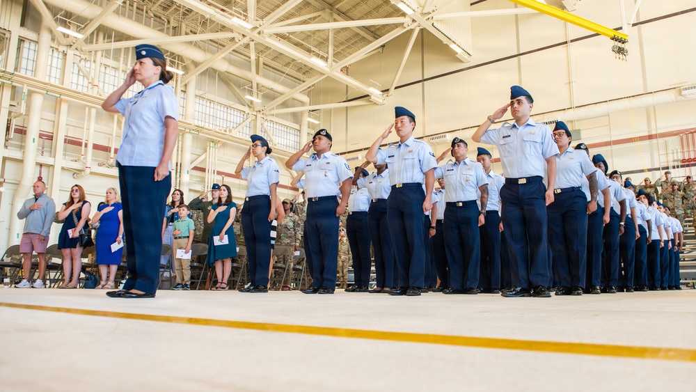 60th MSG change of command ceremony