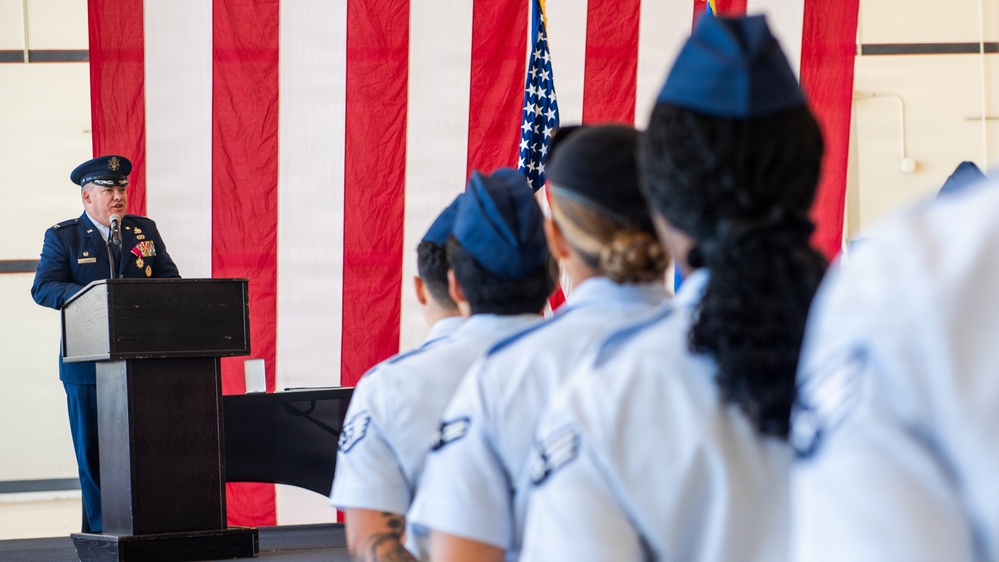 60th MSG change of command ceremony