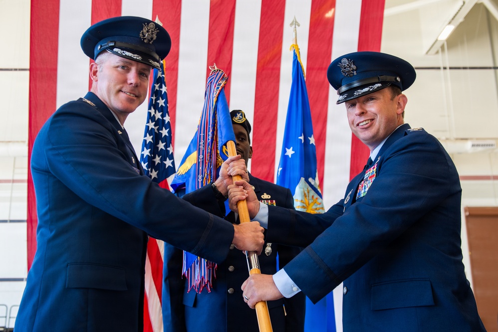 60th MSG change of command ceremony