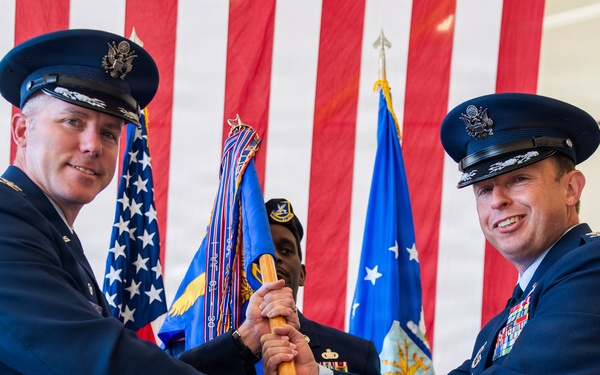 60th MSG change of command ceremony