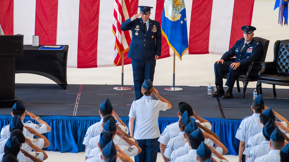 60th MSG change of command ceremony