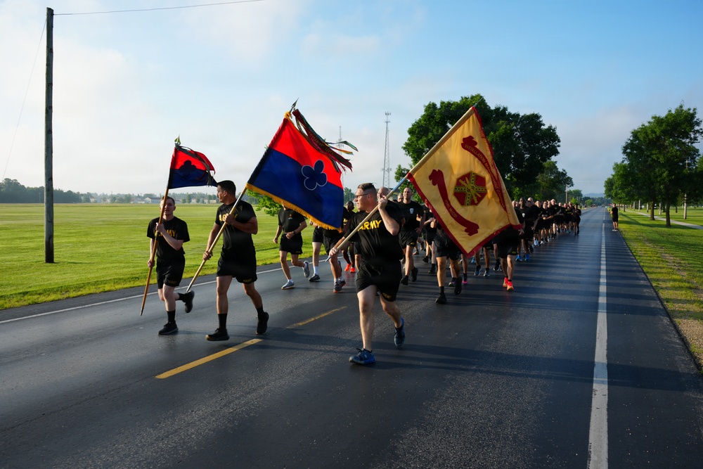 Run with the Commanding General