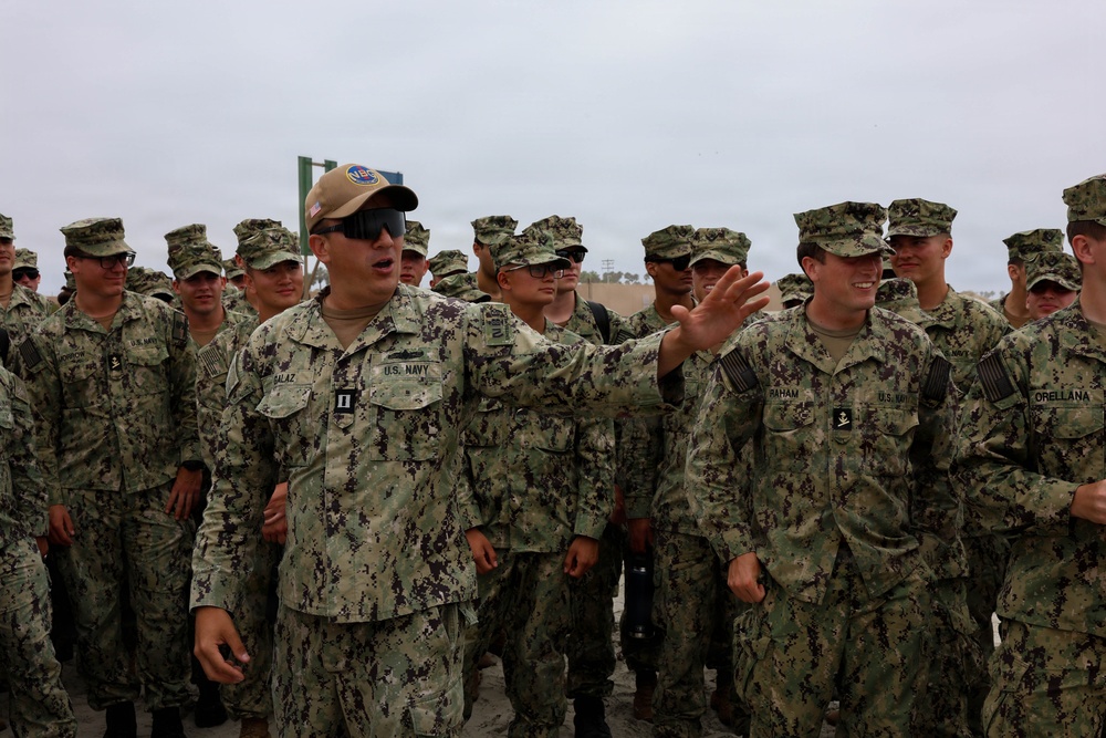 Midshipmen Attend Navy Beach Operations Demonstration