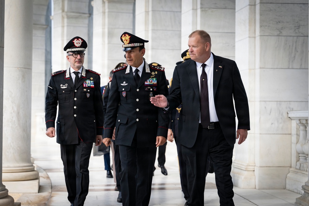 Italian Commander General of the Carabinieri Corps Lt. Gen. Salvatore Luongo Visits ANC