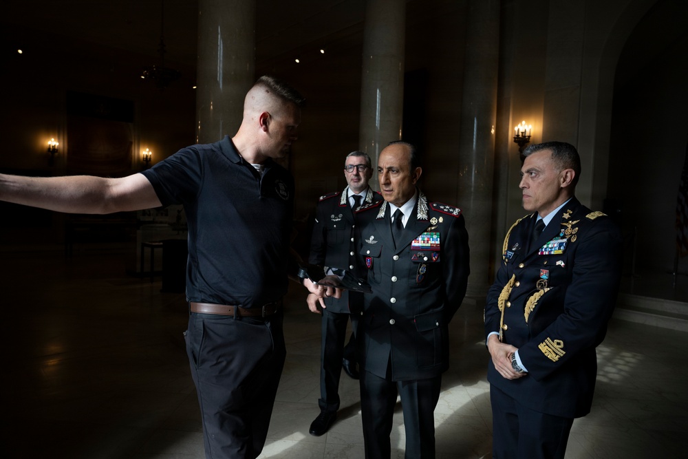 Italian Commander General of the Carabinieri Corps Lt. Gen. Salvatore Luongo Visits ANC