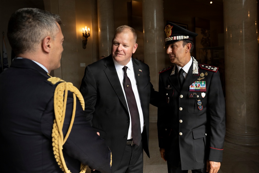 Italian Commander General of the Carabinieri Corps Lt. Gen. Salvatore Luongo Visits ANC