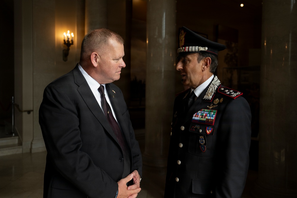 Italian Commander General of the Carabinieri Corps Lt. Gen. Salvatore Luongo Visits ANC