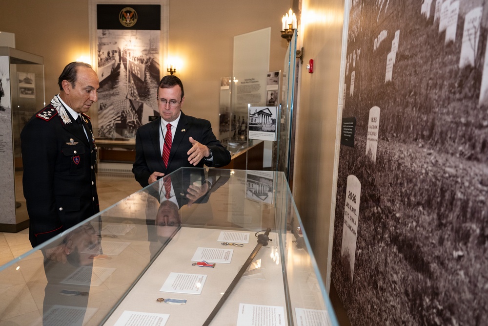 Italian Commander General of the Carabinieri Corps Lt. Gen. Salvatore Luongo Visits ANC