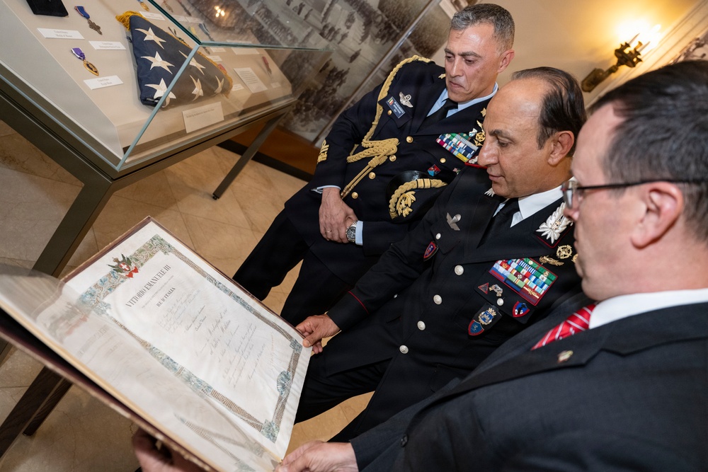 Italian Commander General of the Carabinieri Corps Lt. Gen. Salvatore Luongo Visits ANC