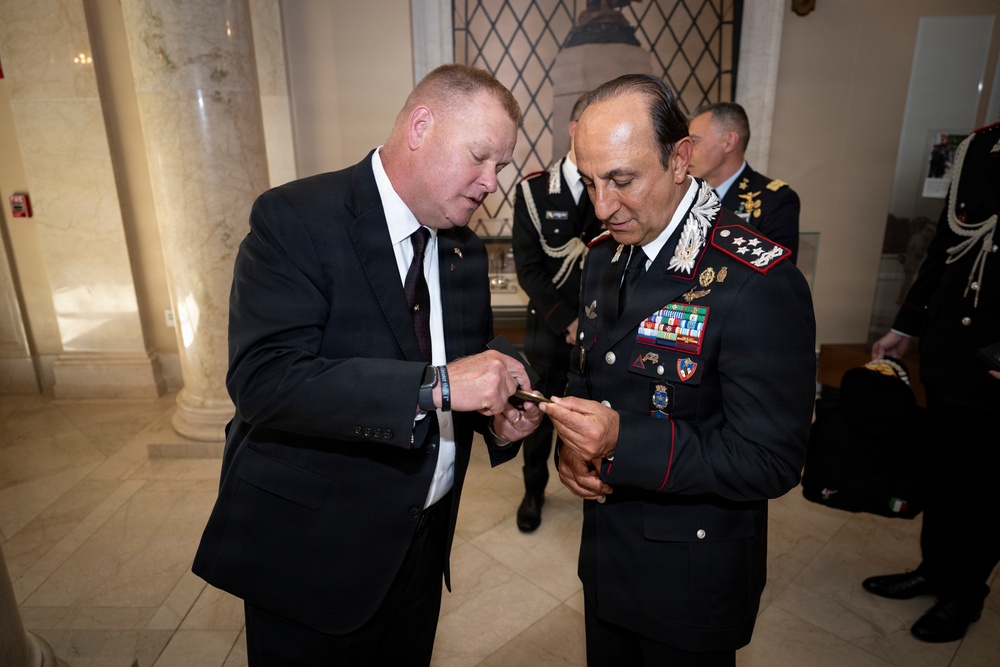 Italian Commander General of the Carabinieri Corps Lt. Gen. Salvatore Luongo Visits ANC