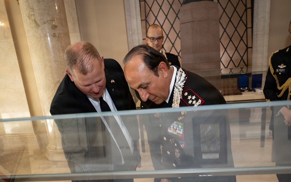 Italian Commander General of the Carabinieri Corps Lt. Gen. Salvatore Luongo Visits ANC