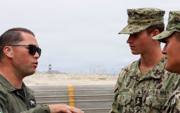 Midshipmen Attend Navy Beach Operations Demonstration