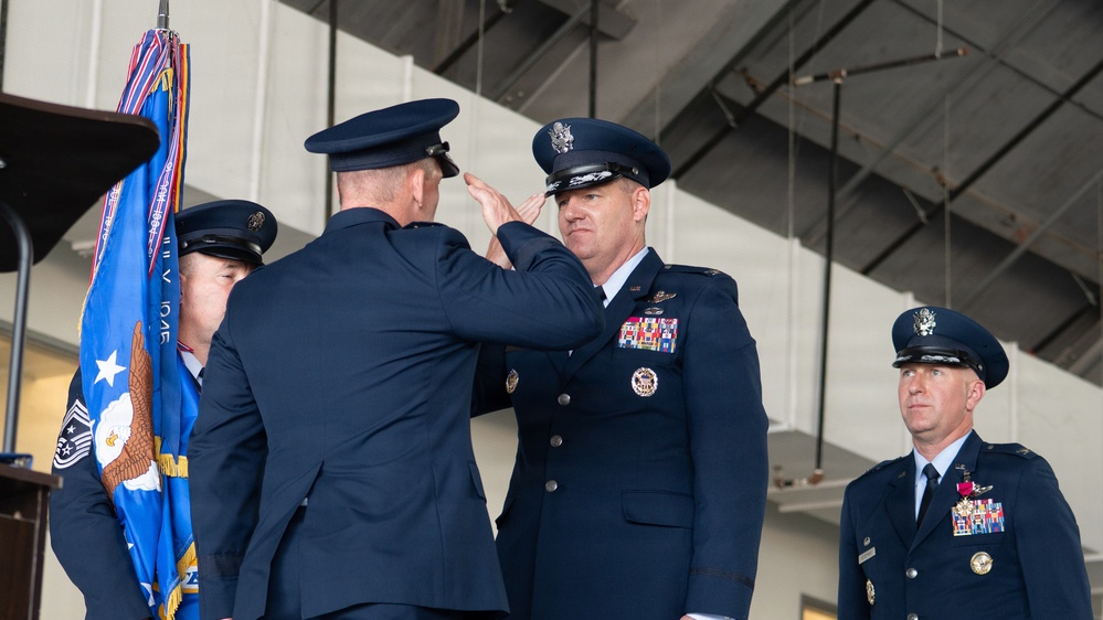 Col. Kevin Eley Assumes Command of 6th Air Refueling Wing