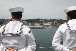 USS Lassen Sailors Visit Eastport, Maine for the Fourth of July