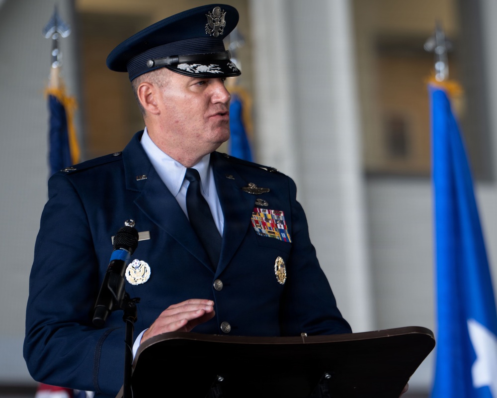 Col. Kevin Eley Assumes Command of 6th Air Refueling Wing
