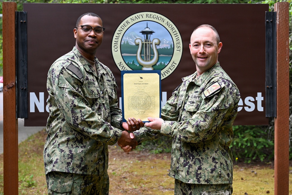 Navy Band Northwest Sailor of the Quarter, 2nd Quarter 2026, Musician 1st Class Brian Mathis