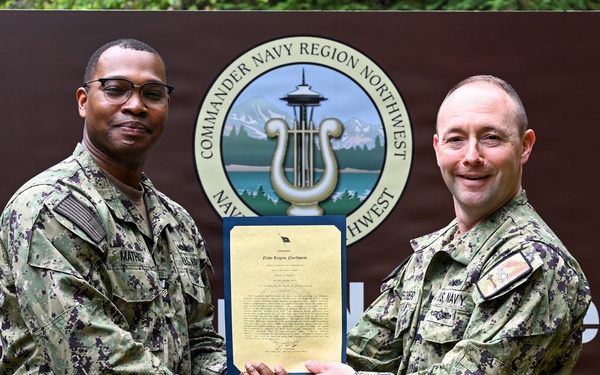 Navy Band Northwest Sailor of the Quarter, 2nd Quarter 2026, Musician 1st Class Brian Mathis