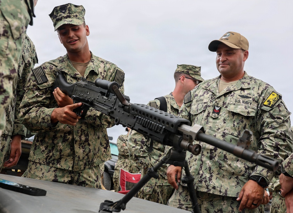 Midshipmen Attend Navy Beach Operation Demonstration