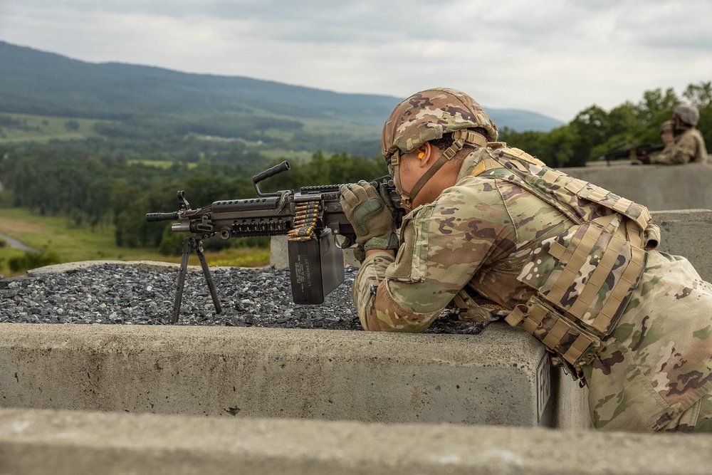 1049th Transportation Co. M249 and .50 Caliber Zeroing and Certification