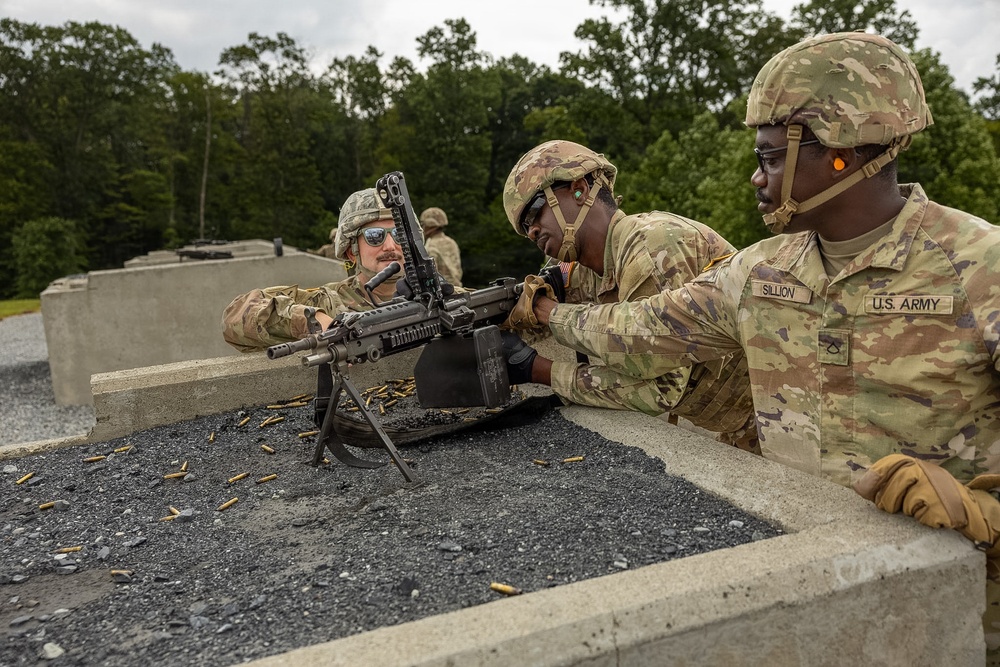 1049th Transportation Co. M249 and .50 Caliber Zeroing and Certification
