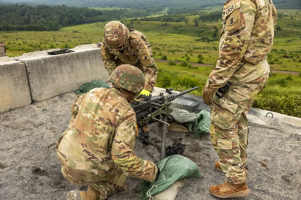 1049th Transportation Co. M249 and .50 Caliber Zeroing and Certification