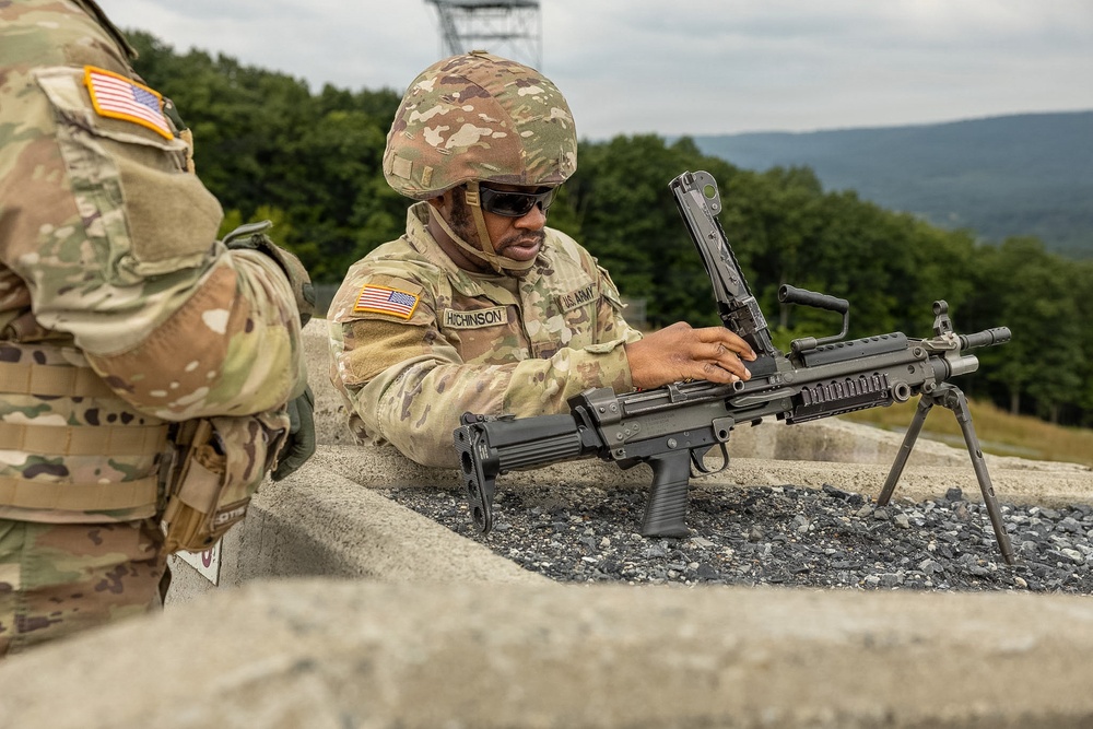 1049th Transportation Co. M249 and .50 Caliber Zeroing and Certification