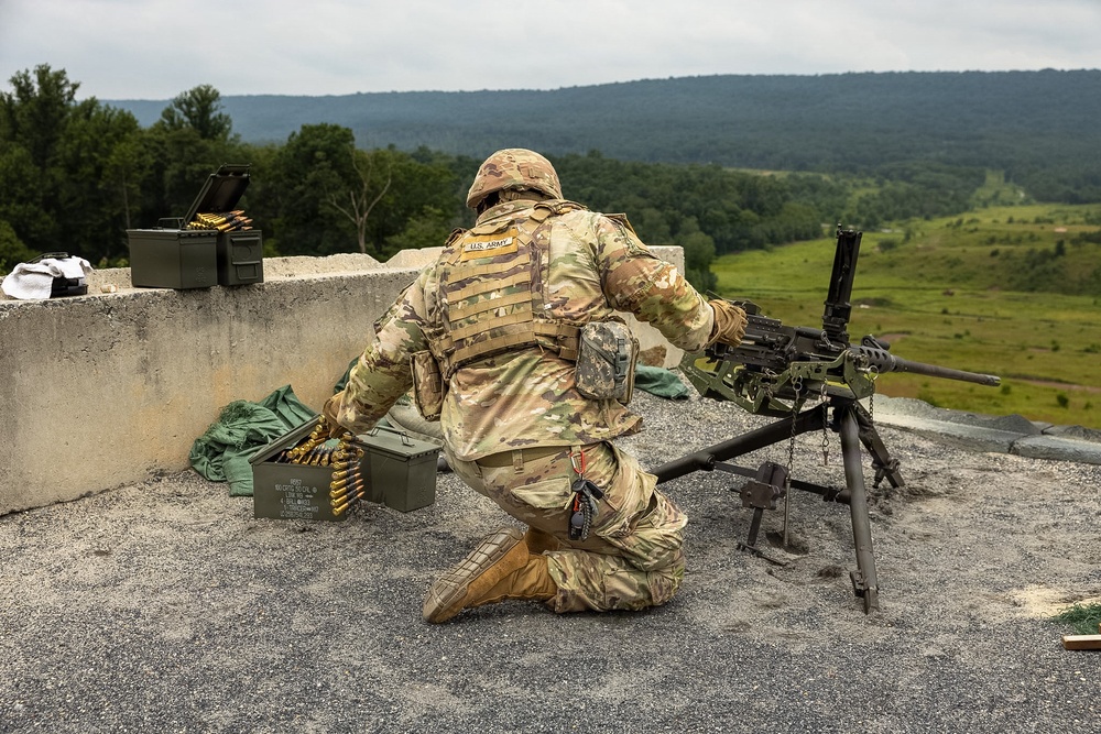 1049th Transportation Co. M249 and .50 Caliber Zeroing and Certification