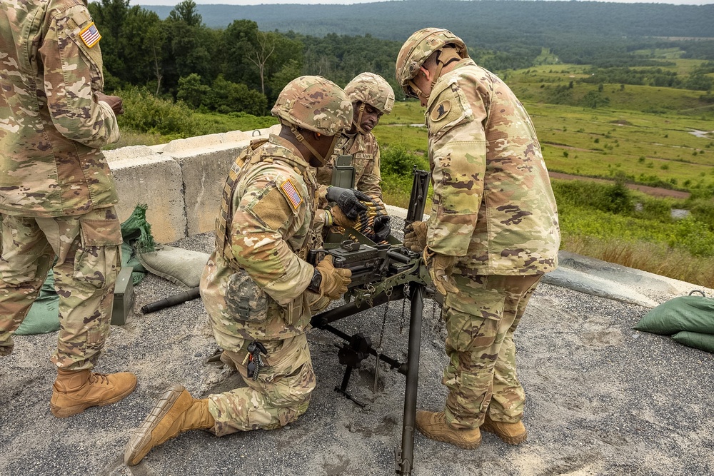 1049th Transportation Co. M249 and .50 Caliber Zeroing and Certification
