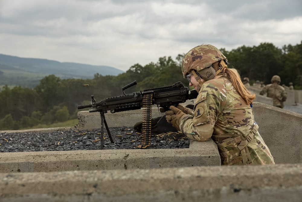 1049th Transportation Co. M249 and .50 Caliber Zeroing and Certification