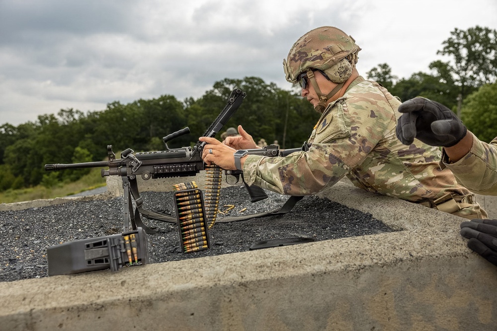 1049th Transportation Co. M249 and .50 Caliber Zeroing and Certification