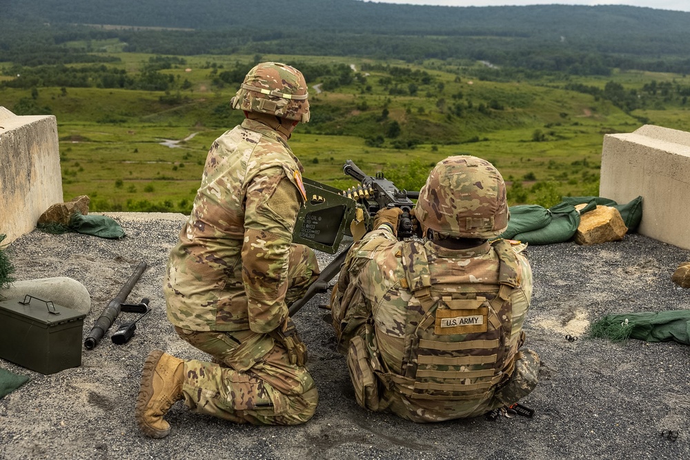 1049th Transportation Co. M249 and .50 Caliber Zeroing and Certification