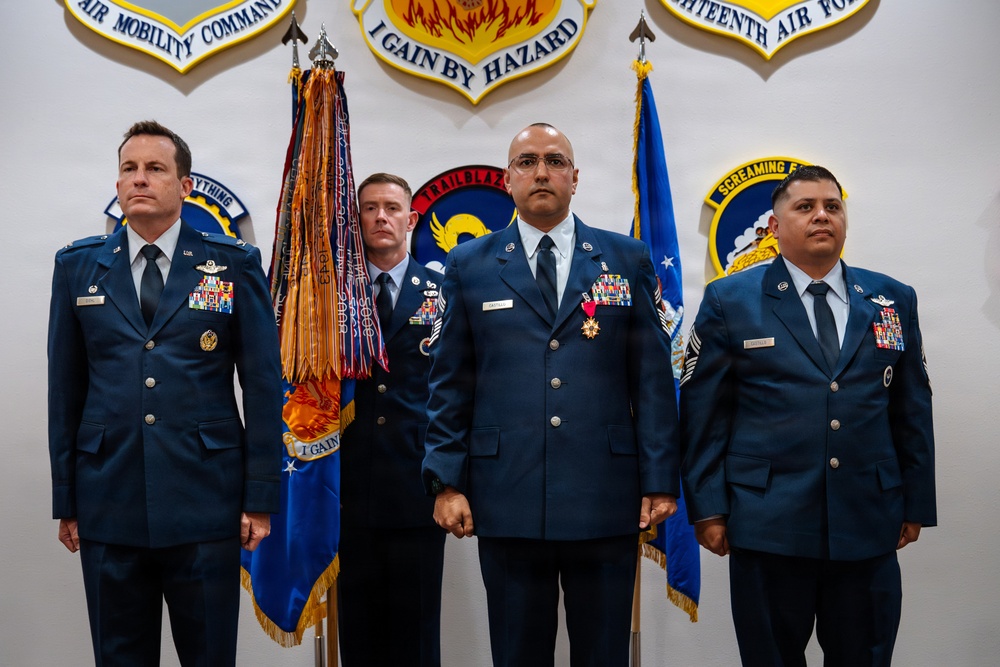 317th Airlift Wing changes responsibility between senior enlisted chief master sergeants