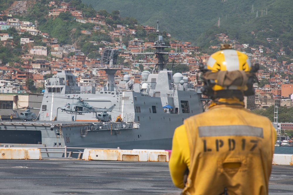 LCF-24: Cross-deck aboard USS San Antonio