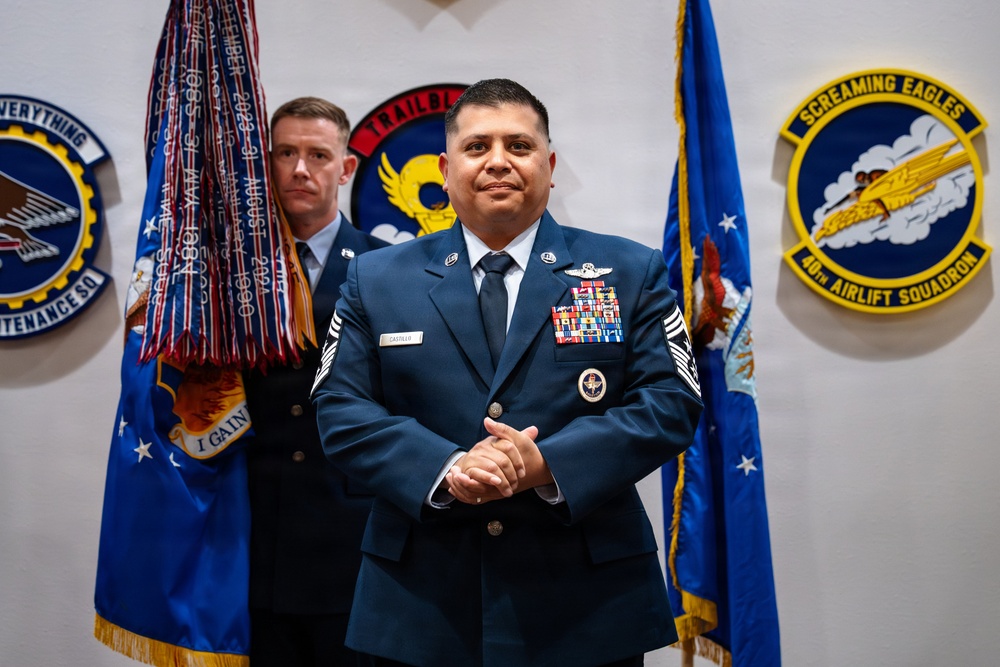 317th Airlift Wing changes responsibility between senior enlisted chief master sergeants
