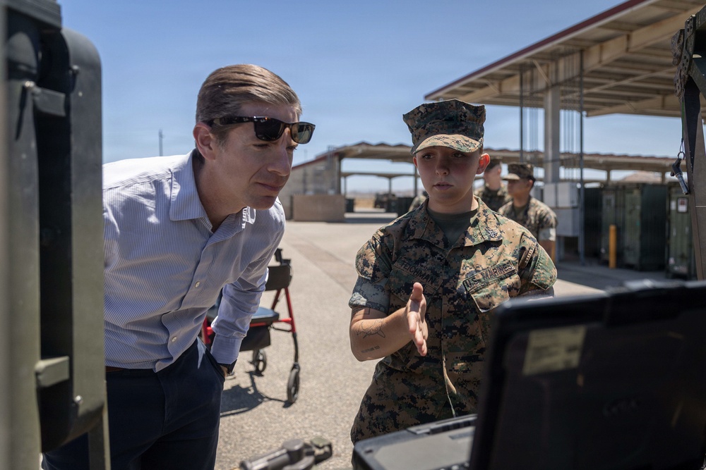 U.S. Rep. Mike Levin of California visits I MEF