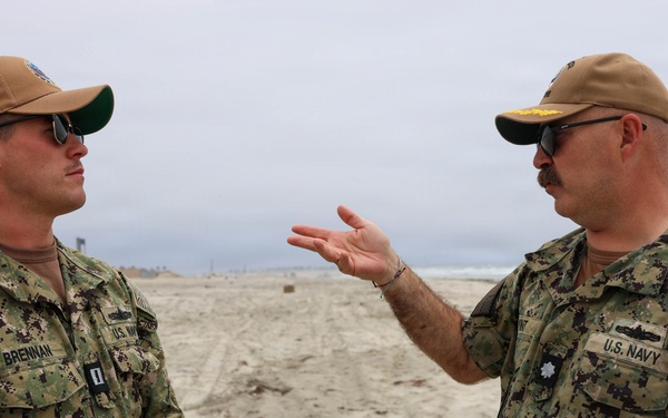 Midshipmen Attend Navy Beach Operation Demonstration