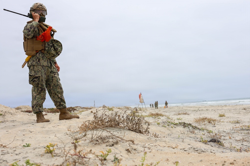 Midshipmen Attend Navy Beach Operation Demonstration