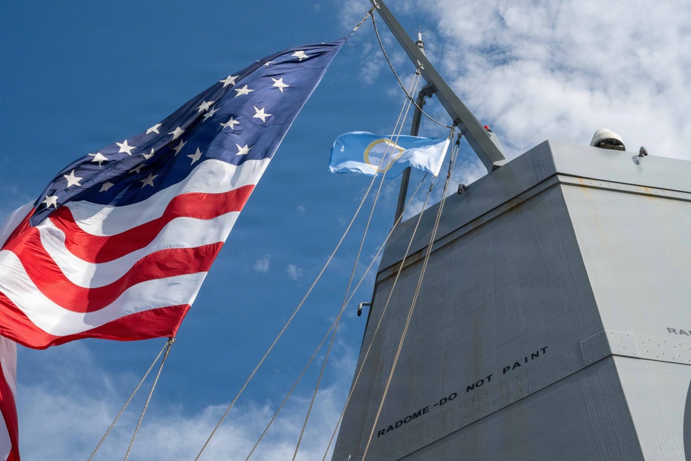USS Arlington Arrives in Boston