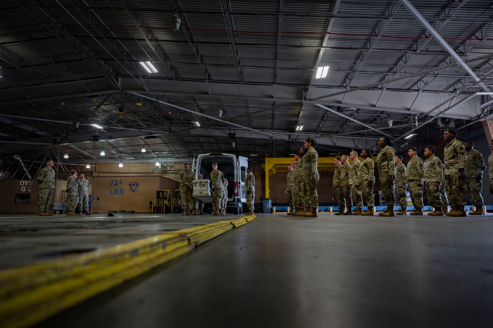 72nd APS, 507th ARW conducts annual dignified transfer training