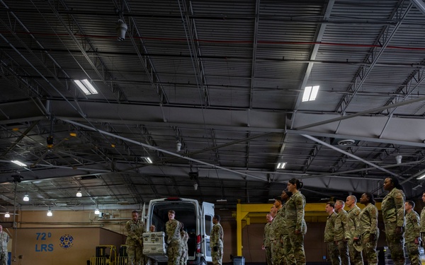 72nd APS, 507th ARW conducts annual dignified transfer training