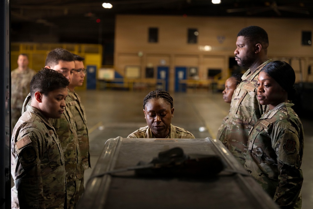 72nd APS, 507th ARW conducts annual dignified transfer training