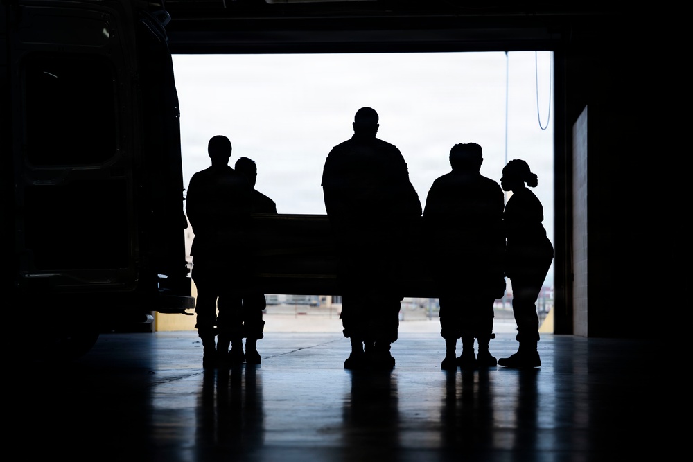 72nd APS, 507th ARW conducts annual dignified transfer training