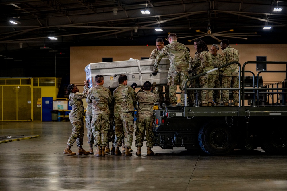 72nd APS, 507th ARW conducts annual dignified transfer training