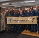 Grand opening of MWR gym on USS Carl Vinson (CVN 70)